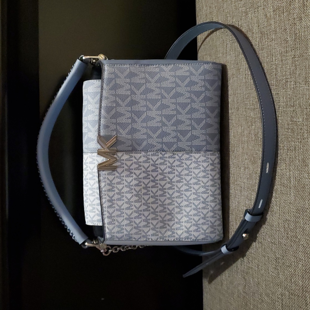 Michael Kors Two-Tone Blue Crossbody Bag